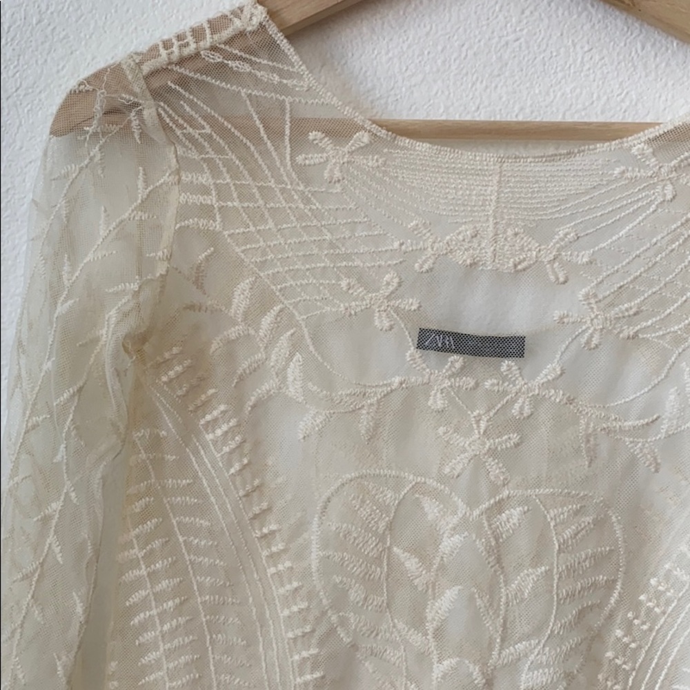 Zara — Lace Top